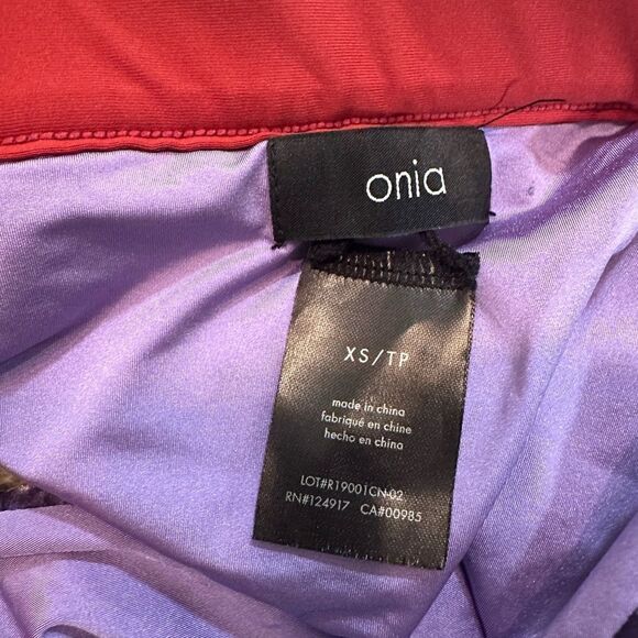 Onia Purple Rain Diamond Bikini Top Small Bottom XS NWT - Picture 9 of 10
